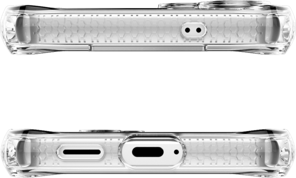 ITSKINS SG5FHMACRTRSP Étui Hybrid_R Clear avec Magnets Transparent pour Samsung Galaxy S25 FE
