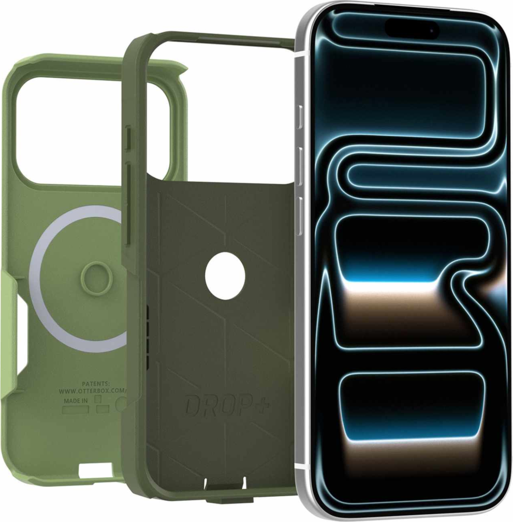 OtterBox - Commuter MagSafe Case Keyframe Green for iPhone 18 Pro/17 Pro