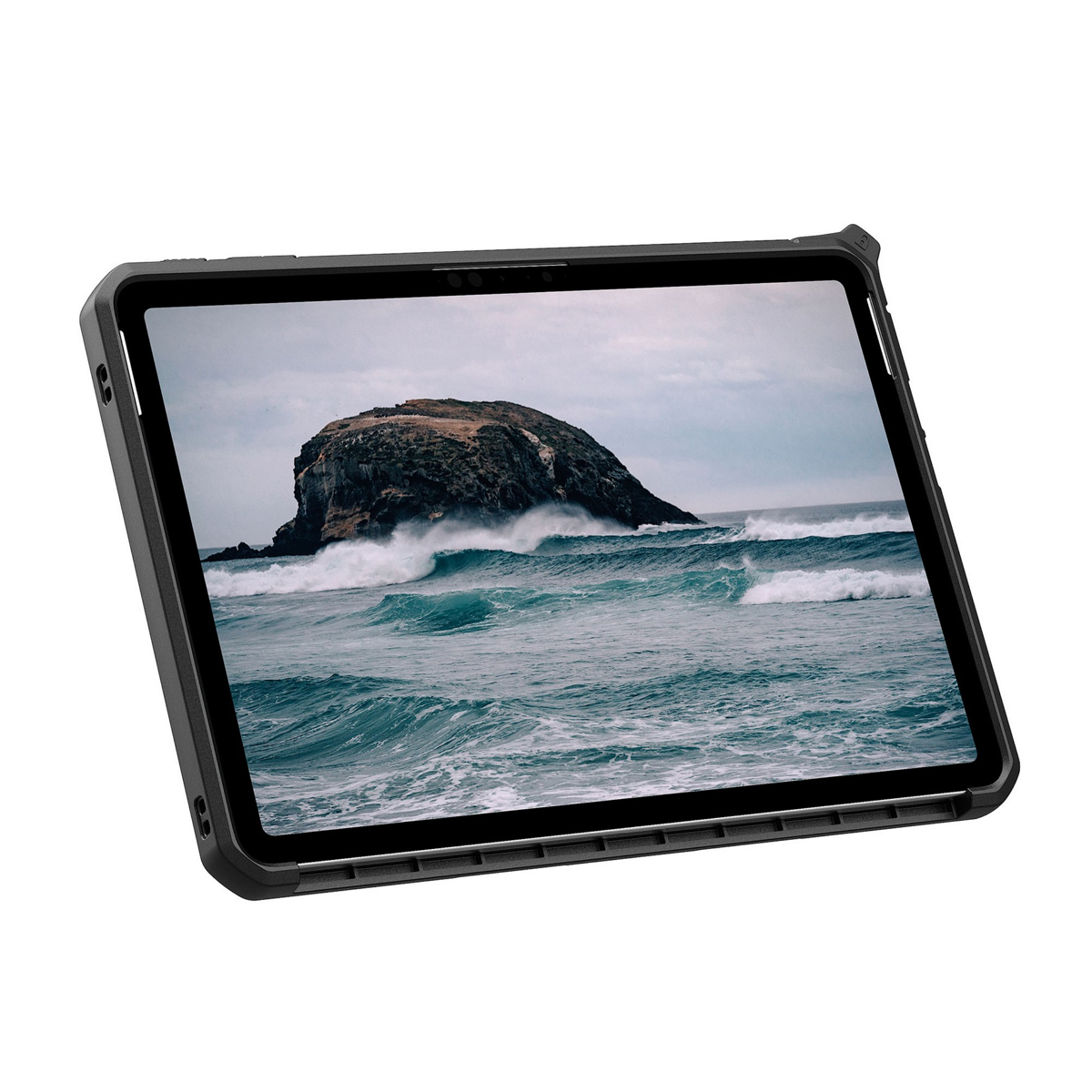 The UAG Metropolis Series provides military-grade drop protection for tablets with an armor shell, impact-resistant bumpers, and a built-in kickstand, all in a lightweight design.