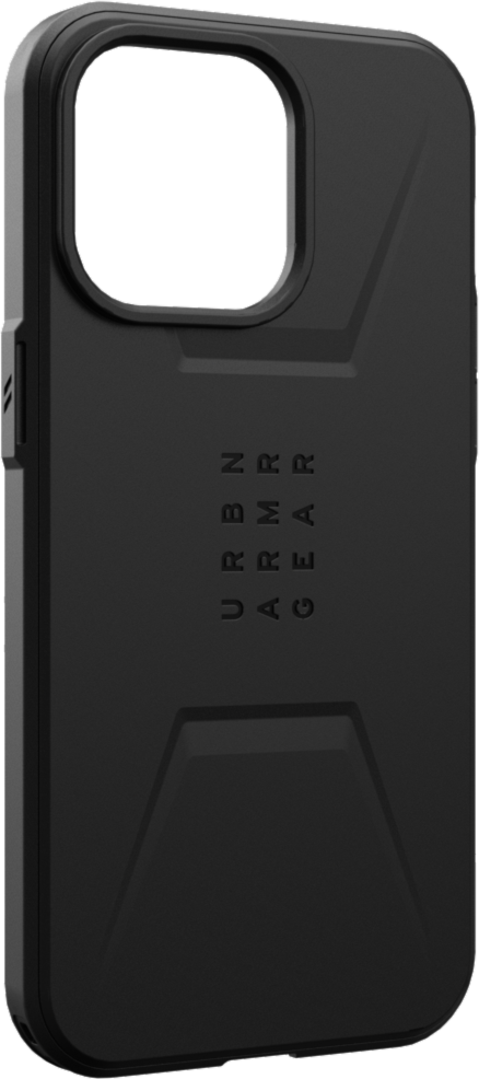 The modern yet rugged UAG Civilian case features shock absorbing construction in a lightweight design that is compatible with MagSafe charging.