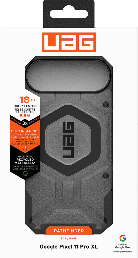Designed with action and adventure in mind, the UAG Pathfinder case provides serious protection with a modern classic look and a built-in magnetic module.