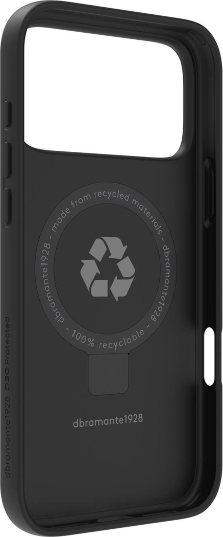 • D3O® Protected: Provides the best and thinnest protection against knocks and drops.
• Materials: Made with 100% GRS-certified recycled plastic materials and fully recyclable (1 case = 2 x 0.5L plastic bottles). 
• Ultra-Slim Design: Lightweight hard case, offering robust protection without the bulk.
• 4m/13ft Impact protection: Keeps your device safe from significant drops.