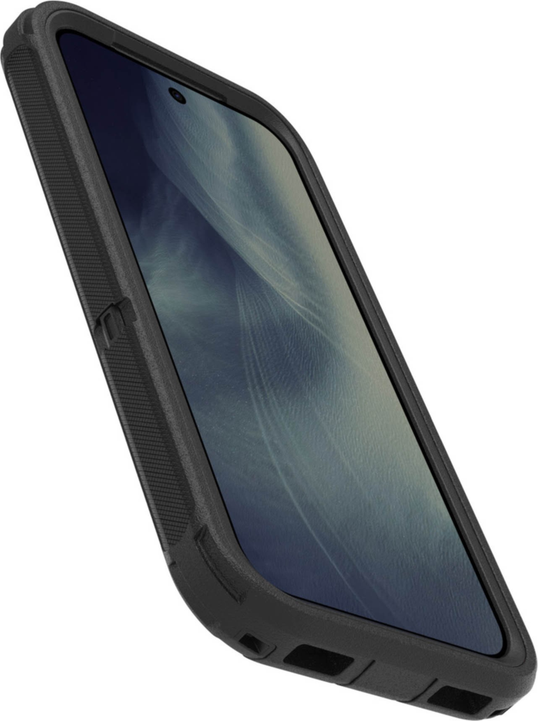 The OtterBox Defender Series Pro is the toughest case providing rugged protection against harsh drops. Equipped with magnets and non-slip texturing.
