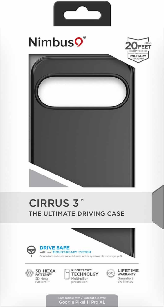 Nimbus9 - Cirrus 3 Premium MagSafe Case Black for Google Pixel 11 Pro XL
