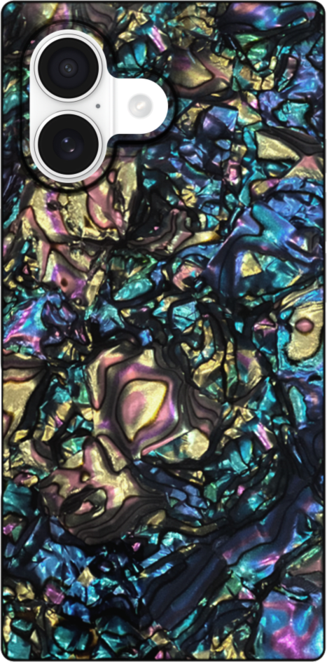 Flaunt - Square MagSafe Case for Apple iPhone 17 - Abalone Shell