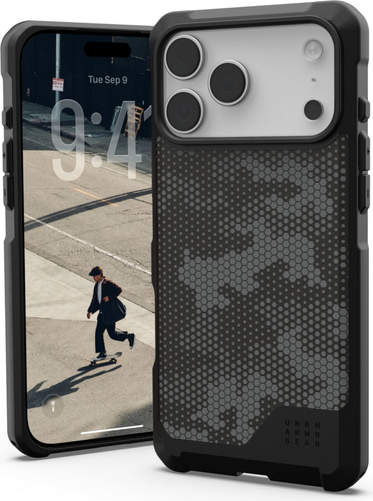 Urban Armor Gear (UAG) - Metropolis LT MagSafe Case for Apple iPhone 17 Pro Max - Micro Hex Camo Graphite