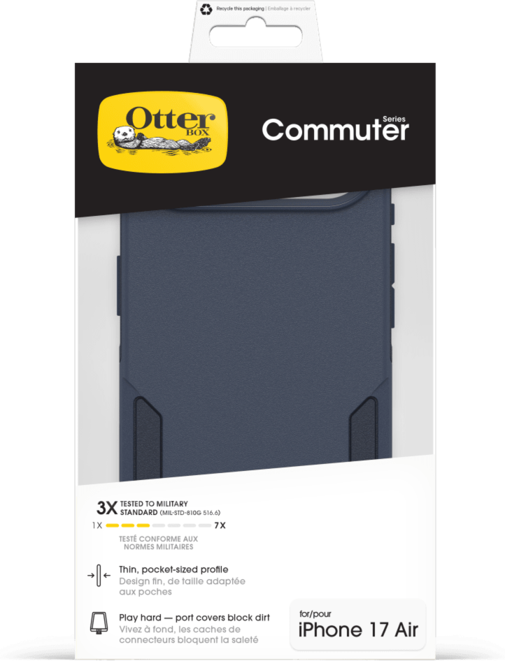 The OtterBox Commuter Series with MagSafe is a rugged, pocket-friendly case offering 3X military standard drop protection and features built-in magnets for MagSafe accessories.