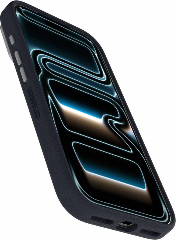 OtterBox - Étui MagSafe Symmetry en cuir de cactus brodé Barskerville pour iPhone 18 Pro/17 Pro