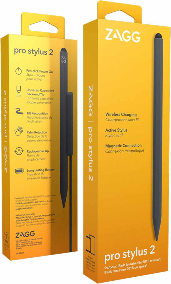 Zagg - Stylet universel Pro Stylus 2 - Gris