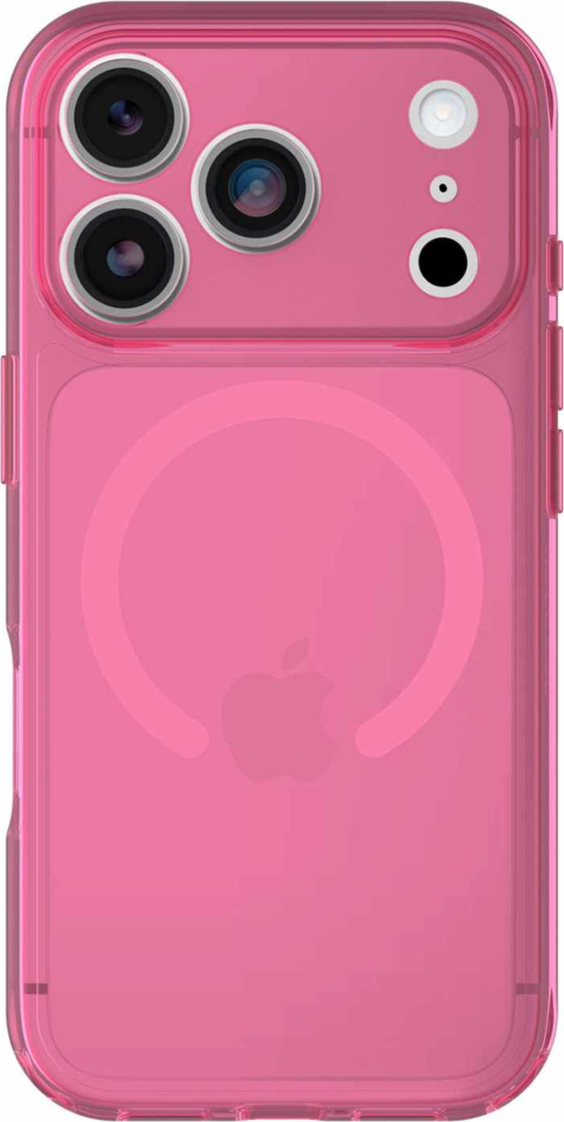 OtterBox - Étui Lumen transparent MagSafe Heartspur Pink pour iPhone 18 Pro/17 Pro