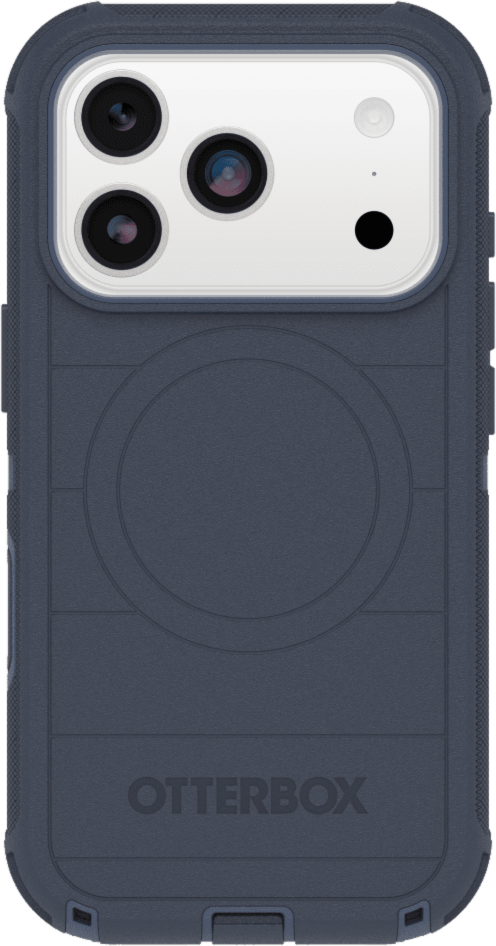 The OtterBox Defender Series Pro with MagSafe is the toughest case providing rugged protection against harsh drops. Equipped with MagSafe magnets and non-slip texturing.