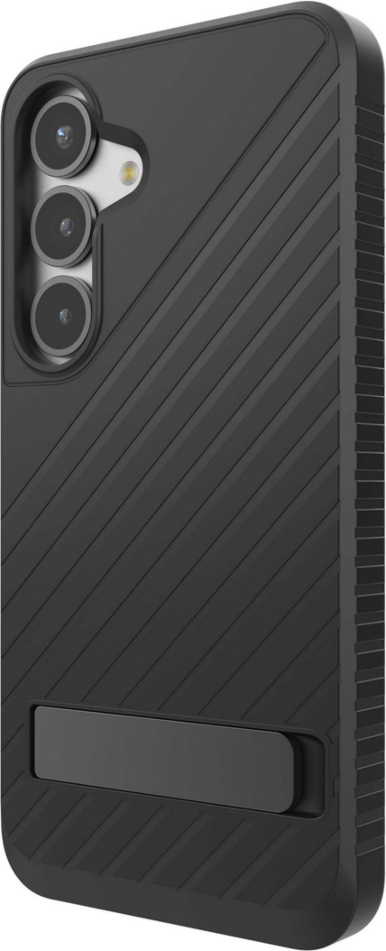 Strengthened with Graphene, ZAGG’s Denali series case with kickstand offers an impressive 16 ft of drop protection.