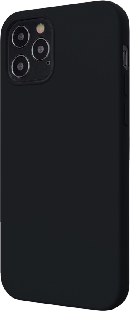 Uunique étui en silicone liquide - iPhone 12/12 Pro, noir