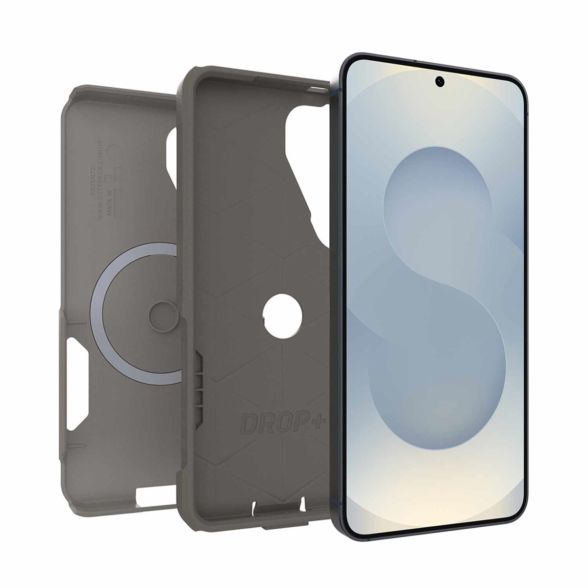 OtterBox 7799803 Étui Commuter avec Magnets Comfort Gris pour Samsung Galaxy S26