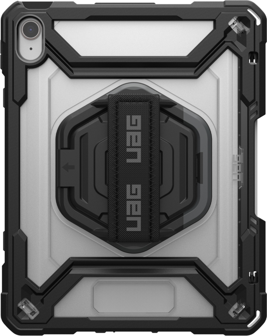 <p>Get military-grade protection with the UAG Plasma case featuring a retractable stand and a hand strap to provide convenience while on-the-go.</p>