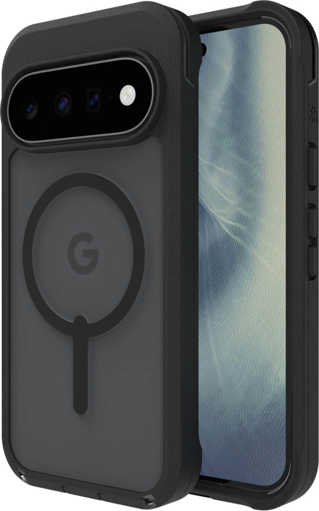 Protecting devices from drops up to 22 feet, the ZAGG Rainier case offers extreme protection with a kickstand and magnetic ring compatible with magnetic accessories.