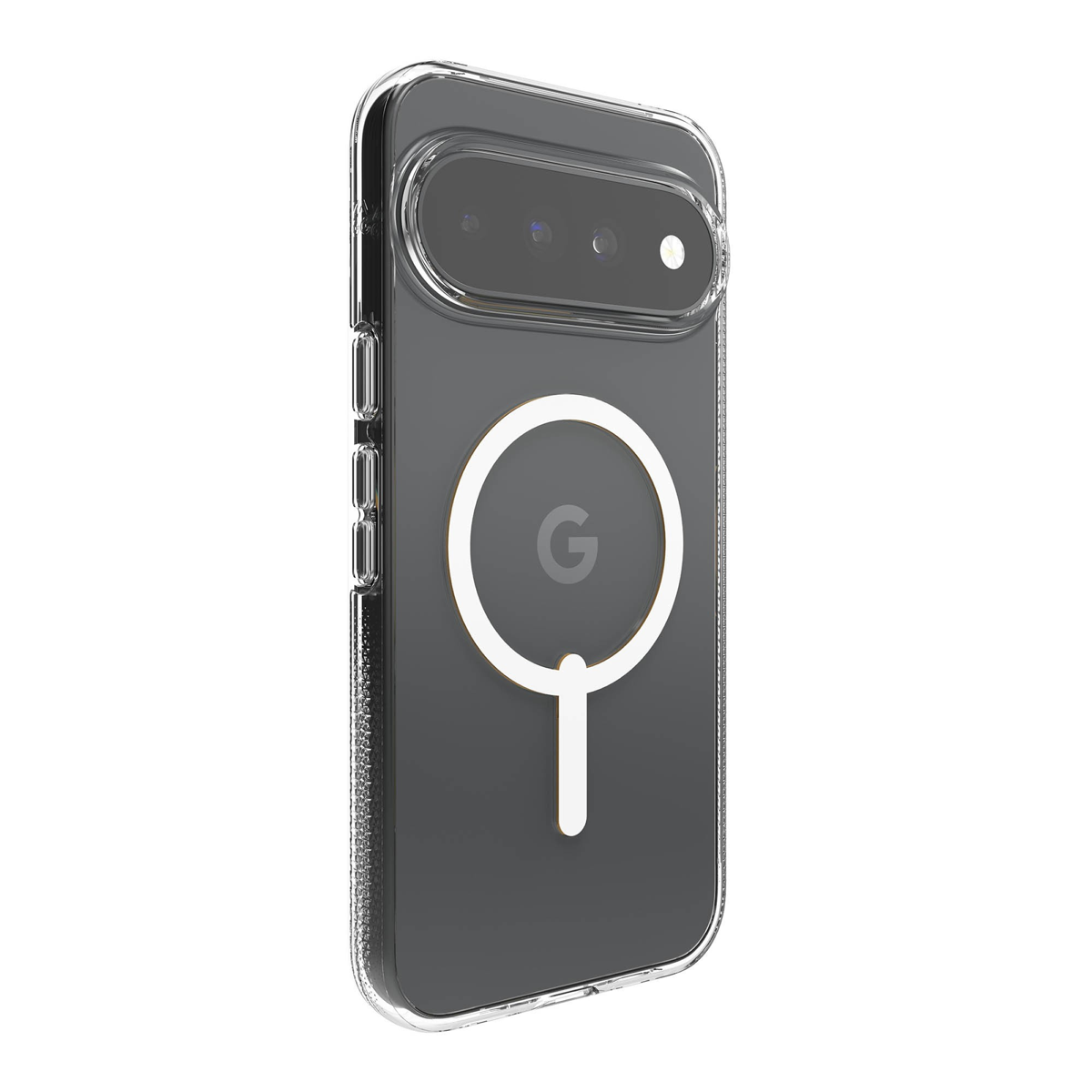 Strengthened with Graphene, ZAGG's Crystal Palace Snap series case combines a slim, crystal-clear profile with up to 13 ft drop protection and strong built-in magnets for magnetic accessories.