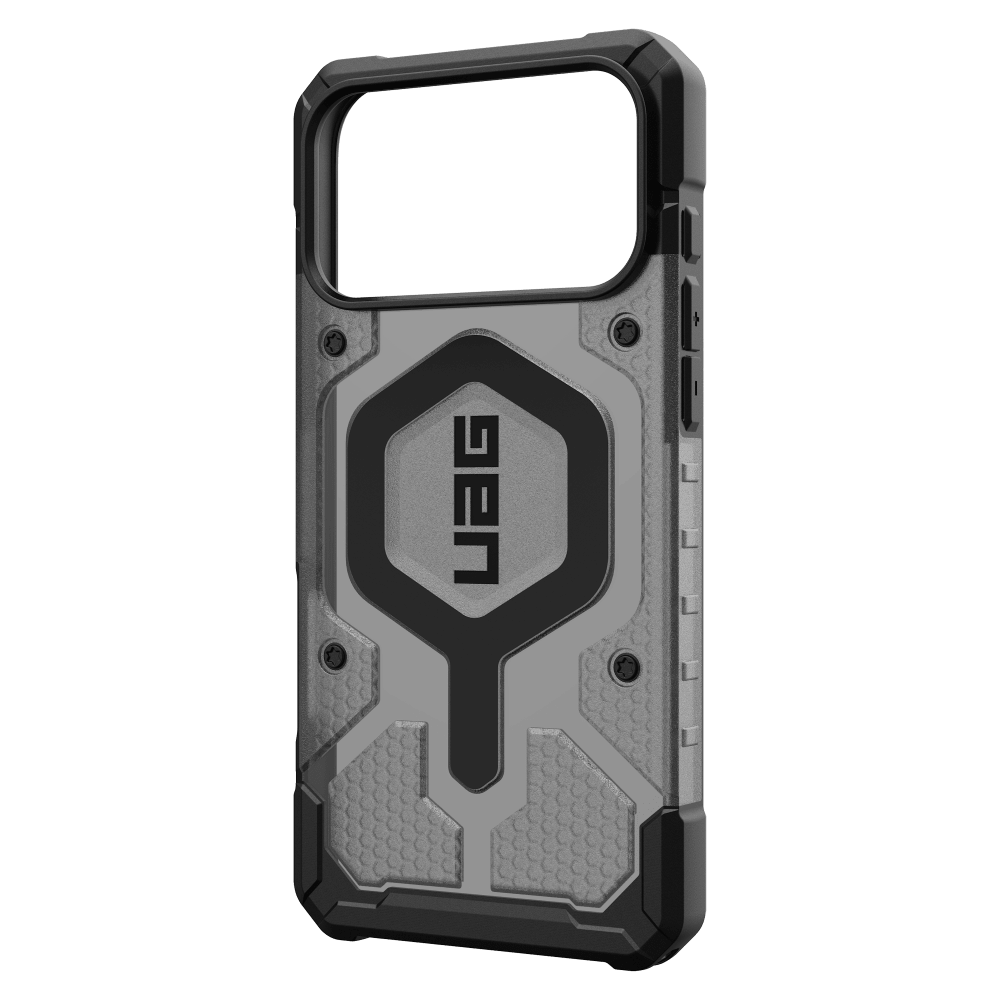 Urban Armor Gear (UAG) - Pathfinder Clear MagSafe Case for Apple iPhone 17 Pro Max - Ash and Black