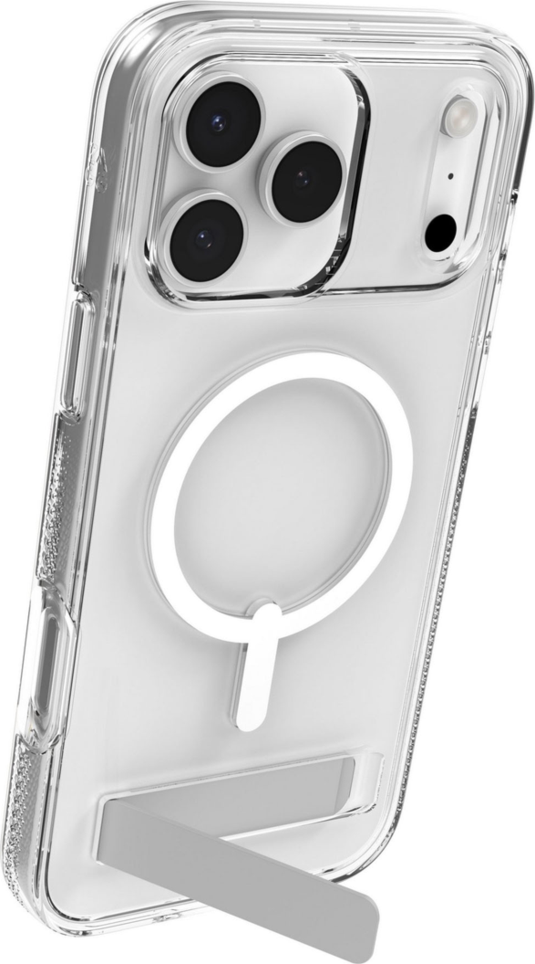 ZAGG - Crystal Palace Snap Case with Kickstand for Apple iPhone 17 Pro Max - Clear