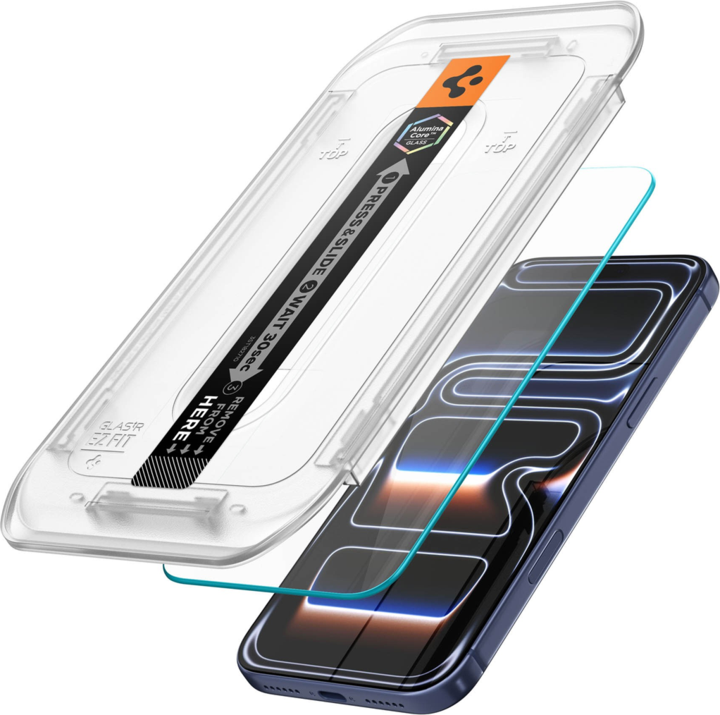 Spigen Ultra Hybrid MagFit Pack combines a clear protective case with an EZ Fit Screen Protector for dependable everyday protection and easy installation.