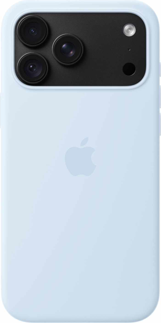 Apple - Silicone Case with MagSafe Crisp Blue for iPhone 18 Pro Max