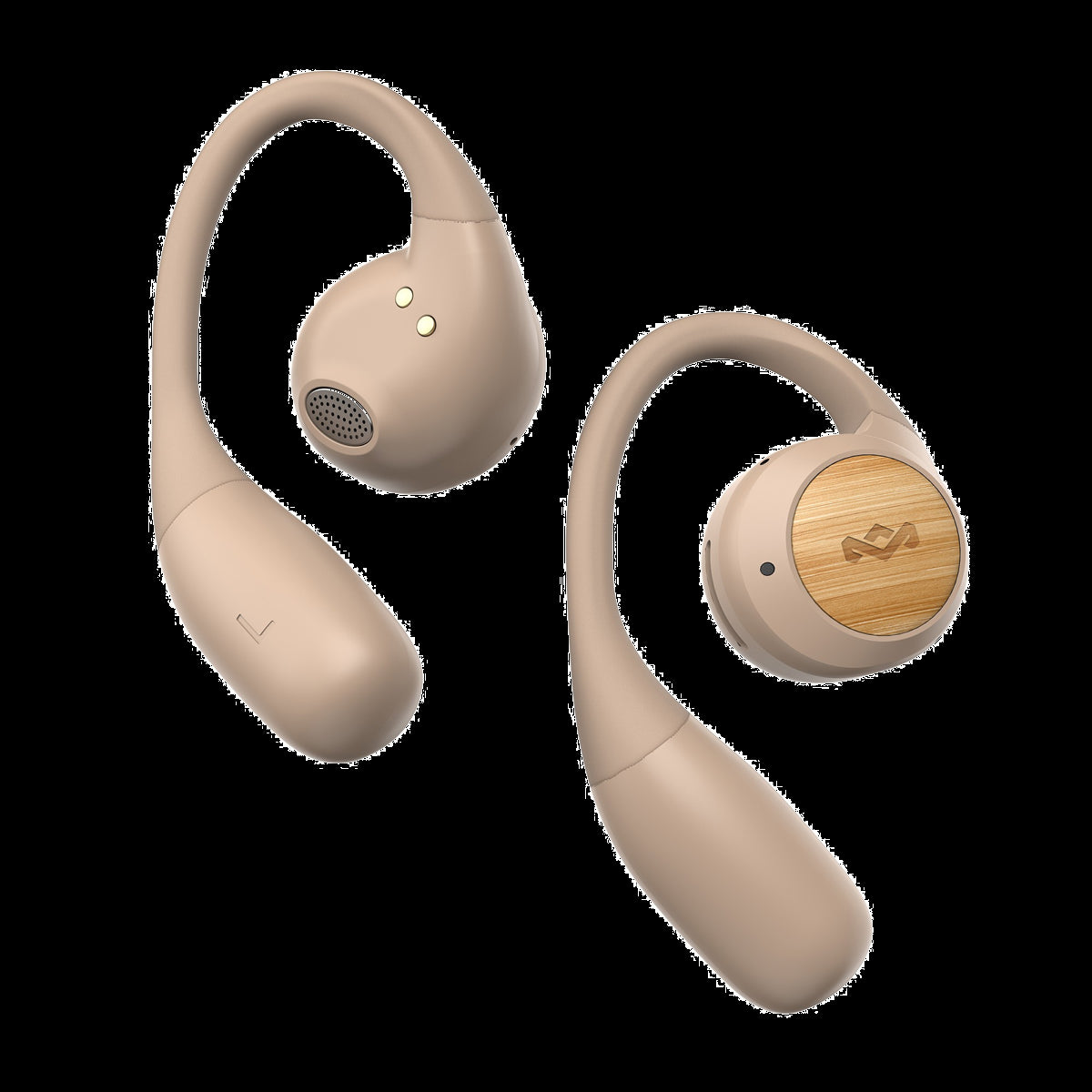 <p>The House of Marley Liberate True Wireless earbuds are designed to comfortably sit outside the ear, allowing to stay connected while staying aware.</p>