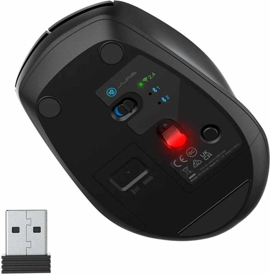 JLab - Go Charge Mouse Wireless -Black