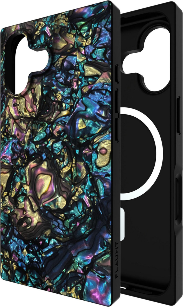Flaunt - Square MagSafe Case for Apple iPhone 17 - Abalone Shell